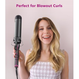 ORYNNE 2 Inch Curling Iron for Long Hair, Large Barrel Curling Iron 2 Inch for Loose Curls, 14 Heat Settings Big Barrel Curling Iron, Ceramic Curling Iron 2 Inch Barrel with Argan Oil Infused