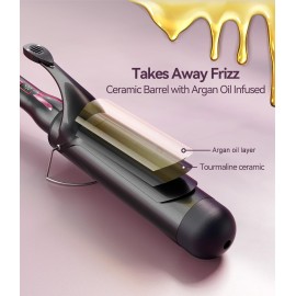ORYNNE 2 Inch Curling Iron for Long Hair, Large Barrel Curling Iron 2 Inch for Loose Curls, 14 Heat Settings Big Barrel Curling Iron, Ceramic Curling Iron 2 Inch Barrel with Argan Oil Infused