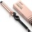WEEYUM 1 1/4 Inch Ceramic Tourmaline Hair Curling Iron, Long Barrel Curling Wand, Double Voltage(100-240V)