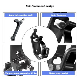 Shovel Mount for Roof Rack Shovel Mount for Truck Bed, Truck Jeep Offroad Roof Rack Axe Shovel Mount, Shovel Holder for Boats,Military Equipment,Overlanding Gear, Quick Release Axe Tool Holder