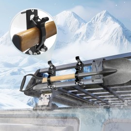 Shovel Mount for Roof Rack Shovel Mount for Truck Bed, Truck Jeep Offroad Roof Rack Axe Shovel Mount, Shovel Holder for Boats,Military Equipment,Overlanding Gear, Quick Release Axe Tool Holder