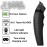 Supreme Trimmer Vader Clipper with DLC Taper Blade STC5098 | 210 Min Run Time 7500 RPM Hair Trimmer | Professional Brushless Motor Barber Clipper | Black