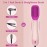 APOKE 3 in 1 Hair Dryer Brush Professional 1200W Powerful Ceramic Tourmaline 3 Heat/2 Speed Settings One Step Hair Dryer and Styler (Pink)