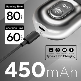 Akunbem Electric Razor for Men Mini Electric Shavers for Men Portable Foil Shaver with Upgraded 3 Floating Razor Blades Wet/Dry Use USB Rechargeable LED Display