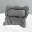 MTDLYICE Bath Pillow, Bath Pillows for Tub Neck and Back Support, Soft 4D Air Mesh Bathtub Pillow 16.5 x 17.3 INCH, with 6 Powerful Suction Cups, Bath Accessories Relaxing Gifts for Women (Grey)