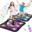 Upgraded Dance Mat for Kids, Single & Double Players Mode Electronic Dance Pad with Light-up 12-Button Wireless Bluetooth 5 Game Modes Christmas Birthday Gift for Girls Boys Ages 3 4 5 6 7 8 8-12