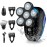 Head Shaver for Bald Men,6-in-1 Electric Shaver for Bald Head 6D Wet/Dry Waterproof Mens Electric Razor Head Shavers Mens Grooming Kit Cordless Rechargeable Face Head Shaving Rotary Shavers