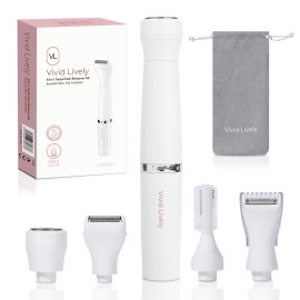4-in1 Facial Hair Removal for Women, Painless Electric Face Shaver, USB Rechargeable, Ease of Use, Portable