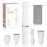 4-in1 Facial Hair Removal for Women, Painless Electric Face Shaver, USB Rechargeable, Ease of Use, Portable