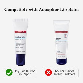 Keychain Cap Compatible with Aquaphor 0.35 oz Lip Balm, Portable Holder Keychain Cap Compatible with Aquaphor Lip Repair Tubes (Colourful)