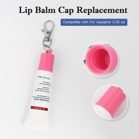 Keychain Cap Compatible with Aquaphor 0.35 oz Lip Balm, Portable Holder Keychain Cap Compatible with Aquaphor Lip Repair Tubes (Colourful)