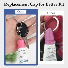 Keychain Cap Compatible with Aquaphor 0.35 oz Lip Balm, Portable Holder Keychain Cap Compatible with Aquaphor Lip Repair Tubes (Colourful)