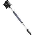 3 Head Eyebrow Eyelash Shaper Eyelash Comb Double Head Brush Makeup Grooming Tool cosmetic with 3 Different Spoolie Brushes for Separating Lashes, Eliminating Mascara Clumps, Grooming and Shaping Brow