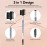 3 Head Eyebrow Eyelash Shaper Eyelash Comb Double Head Brush Makeup Grooming Tool cosmetic with 3 Different Spoolie Brushes for Separating Lashes, Eliminating Mascara Clumps, Grooming and Shaping Brow