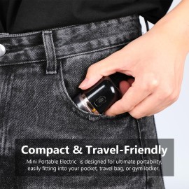 Capsule Razor: 2-in-1 Portable Electric Shaver for Men - Washable, Detachable, Waterproof Mini Shaver for Beard and Nose Hair Trimming Capsule Razor: 2-in-1 Portable Electric Shaver for Men - Washable, Detachable, Waterproof Mini Shaver for Beard and Nose Hair Trimming