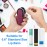 Portable Lip Balm Organizer Case with Keychain, Travel Lipstick Holder Storage Bag, Waterproof Small Cosmetic Organizer, Anti-Lost Lipstick Lip Gloss Sleeve Pouch Keeper Case (Rose Red, Small)