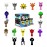 JIENSA Sprunki Action Figures Mystery Box, Sprunki Mystery Box (10 Pack)