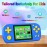 TEBIYOU Handheld Games for Kids Built-in 218 Video Games, Portable Kids Travel Toys for Ages 4-13 with Rechargeable Battery 3.0 HD Screen, Mini Gaming Player Birthday Gifts for Boys Girls (Blue)