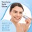 Facial Hair Removal for Women: Electric Hair Removal Device - Rechargeable Painless Face Razor for Chin Upper Lip Peach Fuzz with Light (Blue Gold)