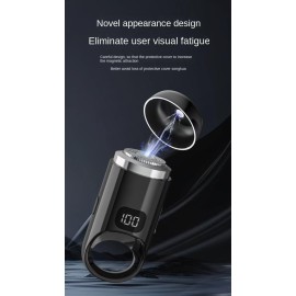 Mini Electric Shaver, Pocket Size Electric Razor for Men, Type-C Charging Rechargeable Waterproof Shaver Cordless Beard Shaver for Home, Car, Office, Business Trip, Black