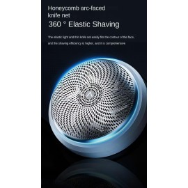 Mini Electric Shaver, Pocket Size Electric Razor for Men, Type-C Charging Rechargeable Waterproof Shaver Cordless Beard Shaver for Home, Car, Office, Business Trip, Black