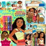 Disney Moana 2 Coloring and Activity Book Set - Bundle with Imagine Ink Coloring Book, Stickers, Play Pack and More