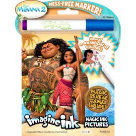 Disney Moana 2 Coloring and Activity Book Set - Bundle with Imagine Ink Coloring Book, Stickers, Play Pack and More