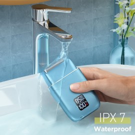 Electric Foil Shavers for Men,Upgraded 3-Speed Electric Razor, Double Floating Blade IPX7 Waterproof Wet/Dry LED Display USB Rechargeable