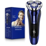 Electric Razor for Men, Electric Shaver for Men Face, Rechargeable Wet Dry Waterproof Cordless Shaver with Pop Up Trimmer