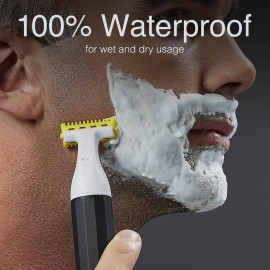 Remington Omniblade Face & Body Shaver for Men, 100% Waterproof, Rechargeable Razor with Removable Head, 35mm Main Blade + 7 Attachments (Adjustable Precision Stubble Combs & Micro Trimmer) Remington Omniblade Face & Body Shaver for Men, 100% Waterproof, Rechargeable Razor with Removable Head, 35mm Main Blade + 7 Attachments (Adjustable Precision Stubble Combs & Micro Trimmer)