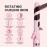 Automatic Self Rotating Curling Iron 1.1 Inch Professional Hair Curler with LED Display, Fast-Heating Curling Wand for Long & Short Hair, Perfect Hair Waver Styling Tool, (Pink Gradient)