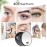 MIYADIVA 40X Magnifying Mirror, 3.5 Inch Round Compact Mirror with Suction Cup, Stainless Steel Tweezers, Perfect for Makeup, Eyebrows, Beards, Travel