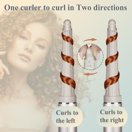 Chivixe 20mm/0.78 inch Long Curling Barrels Attachment Compatible with Shark FlexStyle Accessories, Auto-Wrap Curling Iron Curlers to Create Natural Classic and Textured Waves
