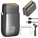 Electric Razor for Men, Electric Foil Shavers, 3-Speed Foil Shaver with Double Floating Blades, IPX7 Waterproof Wet/Dry Shaver, 90 Min Runtime, LED Display, Travel Lock, Gifts for Men