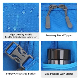 Hydration Backpack,Lightweight Hiking Backpack with 2L Water Bladder,Insulation Water Backpack for Men Women,Hydration Pack for Biking, Running, Festival,Camping