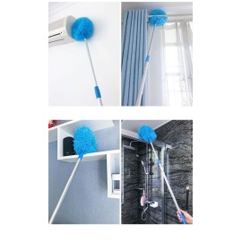 MLHpeak Ceiling Fan Cleaner Duster, Adjustable and Removable Fan Blade Cleaner from 18 to 62 Inches for Cleaning Walls Bookshelves Furniture Door Window Top (Gray) MLHpeak Ceiling Fan Cleaner Duster, Adjustable and Removable Fan Blade Cleaner from 18 to 62 Inches for Cleaning Walls Bookshelves Furniture Door Window Top (Gray)